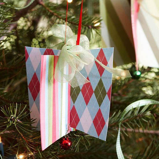 Paper Package Ornament