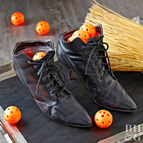 witches shoes, Halloween game, party