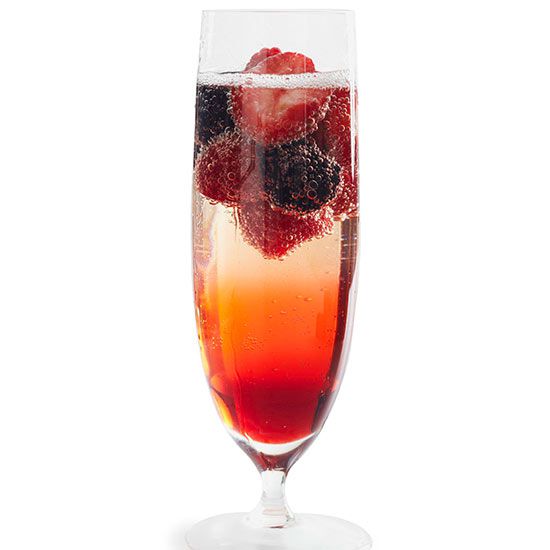 Raspberry-Champagne Fizz