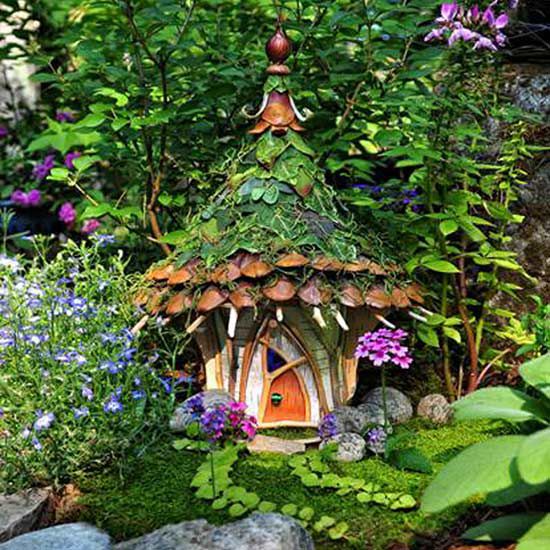 8 natural materials fairy house