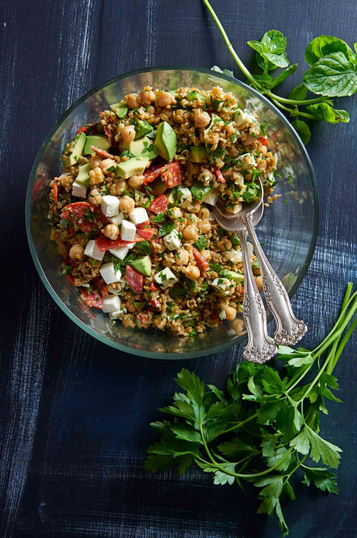 Chickpea and Freekeh Salad