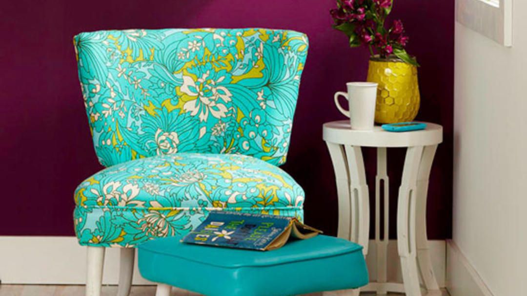 Diy Reupholster A Chair Better Homes Gardens