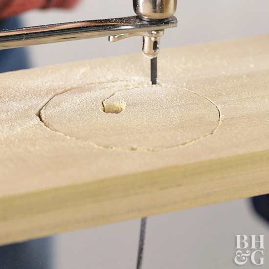 How to Use a Coping Saw to cut a circle