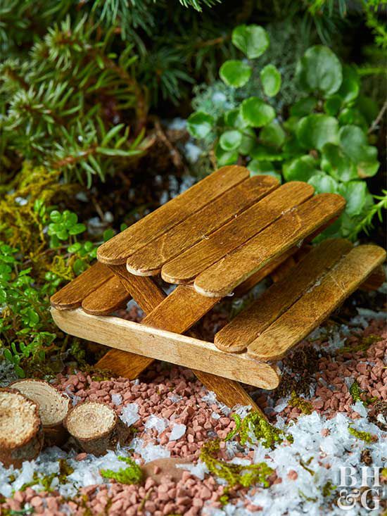 Miniature Fairy Garden Lg Wood & Metal Picnic Table Buy 3 Save $5
