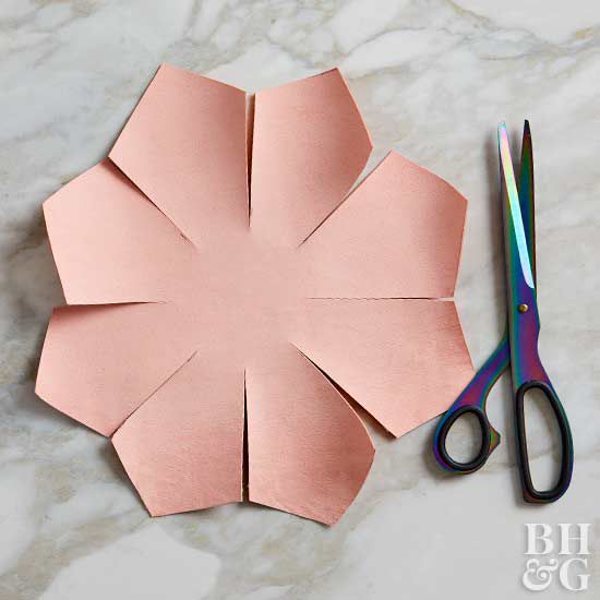 cut out template for leather vases