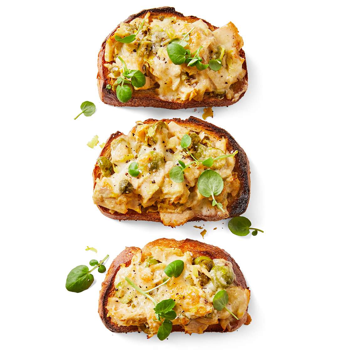 Tuna Melts with Olives and Lemon