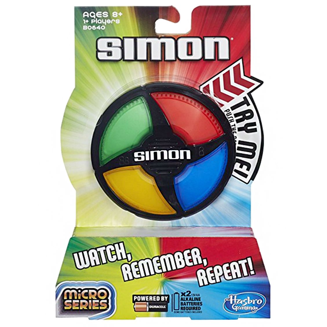 simon micro series handheld game by hasbro