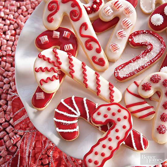 Candy Cane Sugar Cookies | Better Homes & Gardens