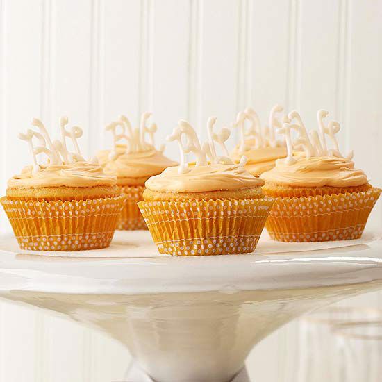 Monogram Cupcakes