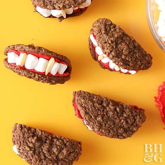 Dracula Mouth Cookies