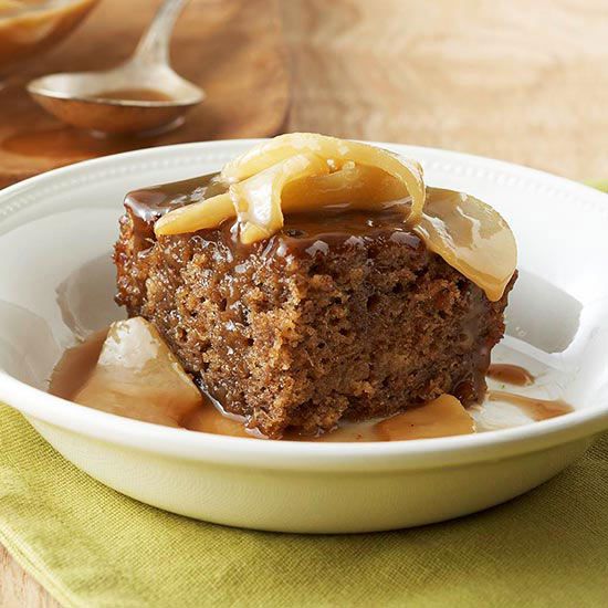 Toffee-Pear Sticky Pudding