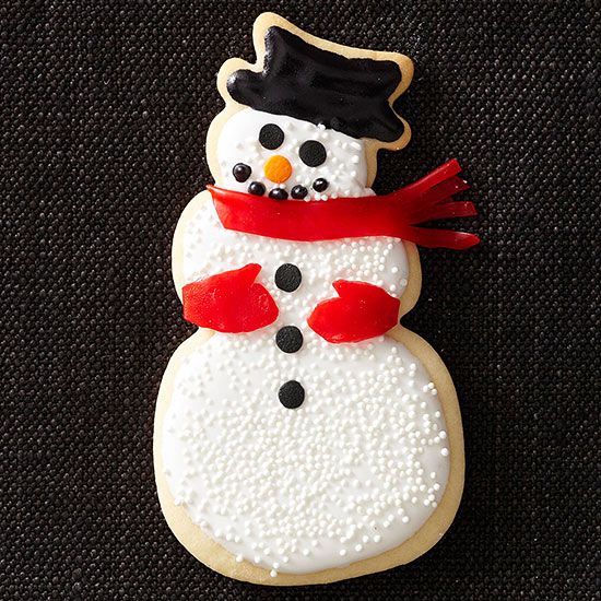 Traditional Snowmen Cookies