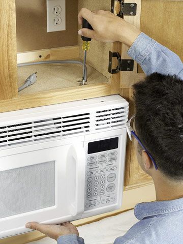 Installing An Over The Range Microwave Better Homes Gardens