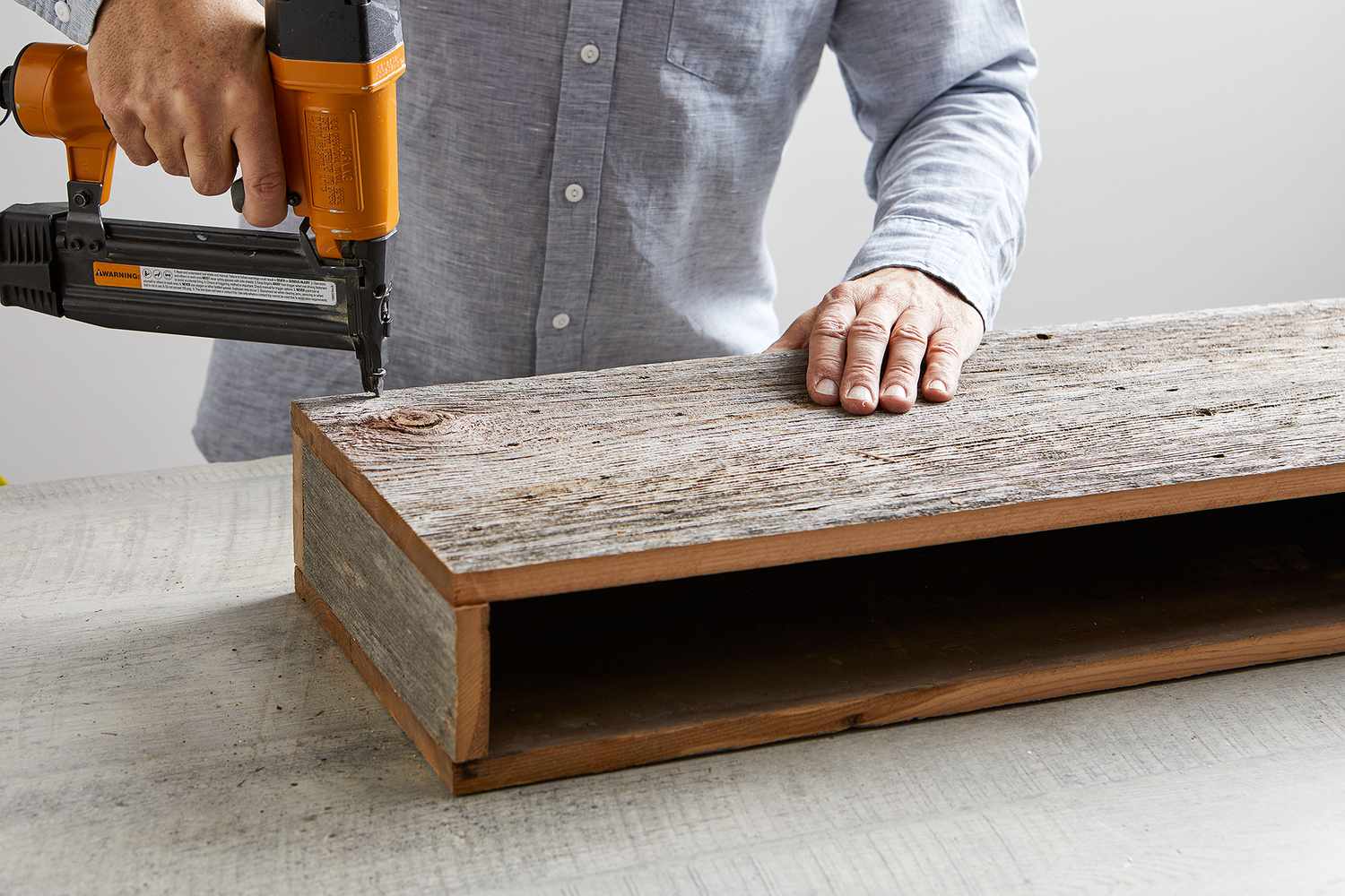 securing top board to coffee table