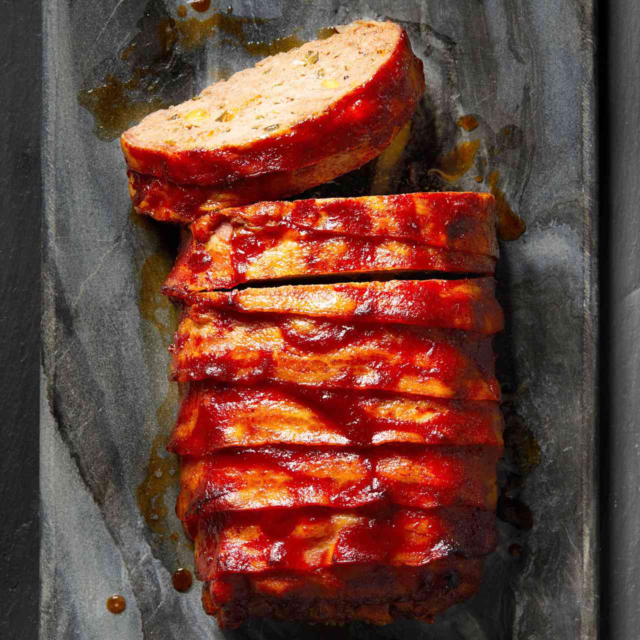 Cheesy Bacon-Wrapped Meat Loaf
