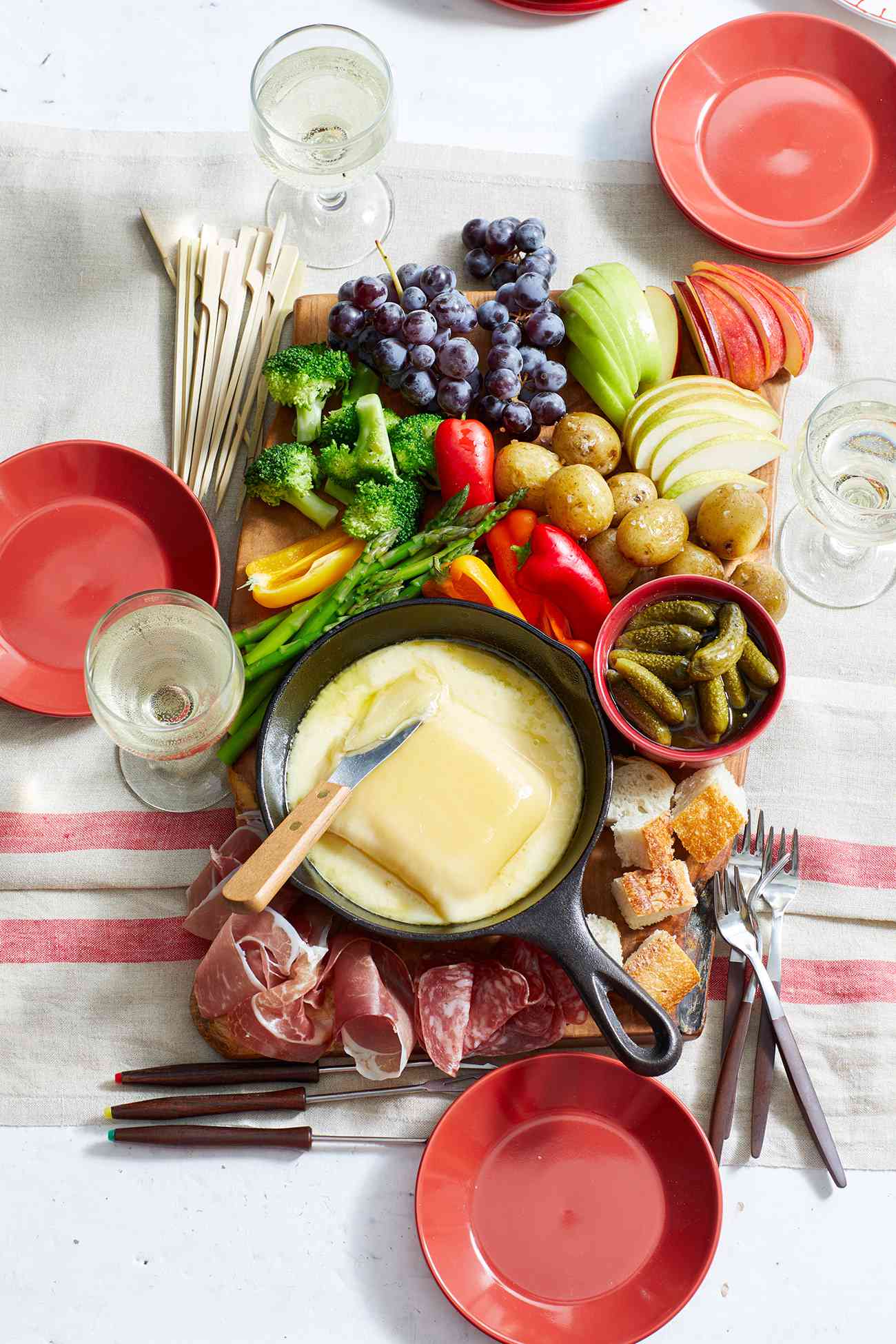 Melted Raclette Cheese Dip