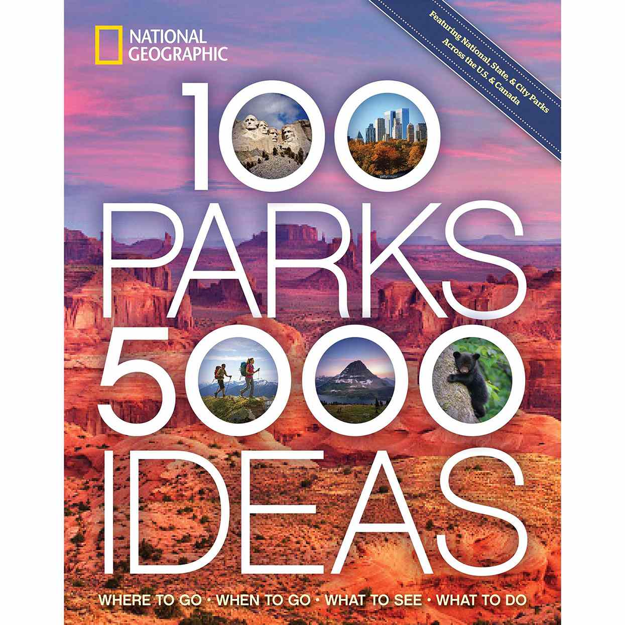 nat geo 100 parks book cover