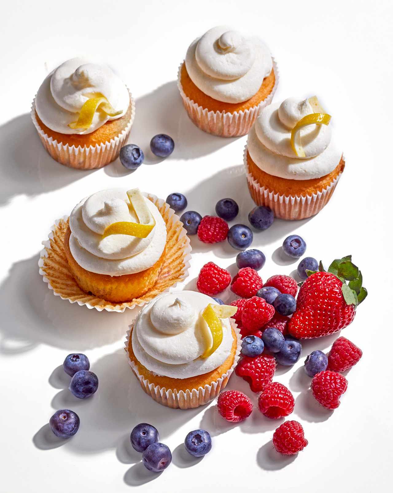 Berry-Lemon Cupcakes