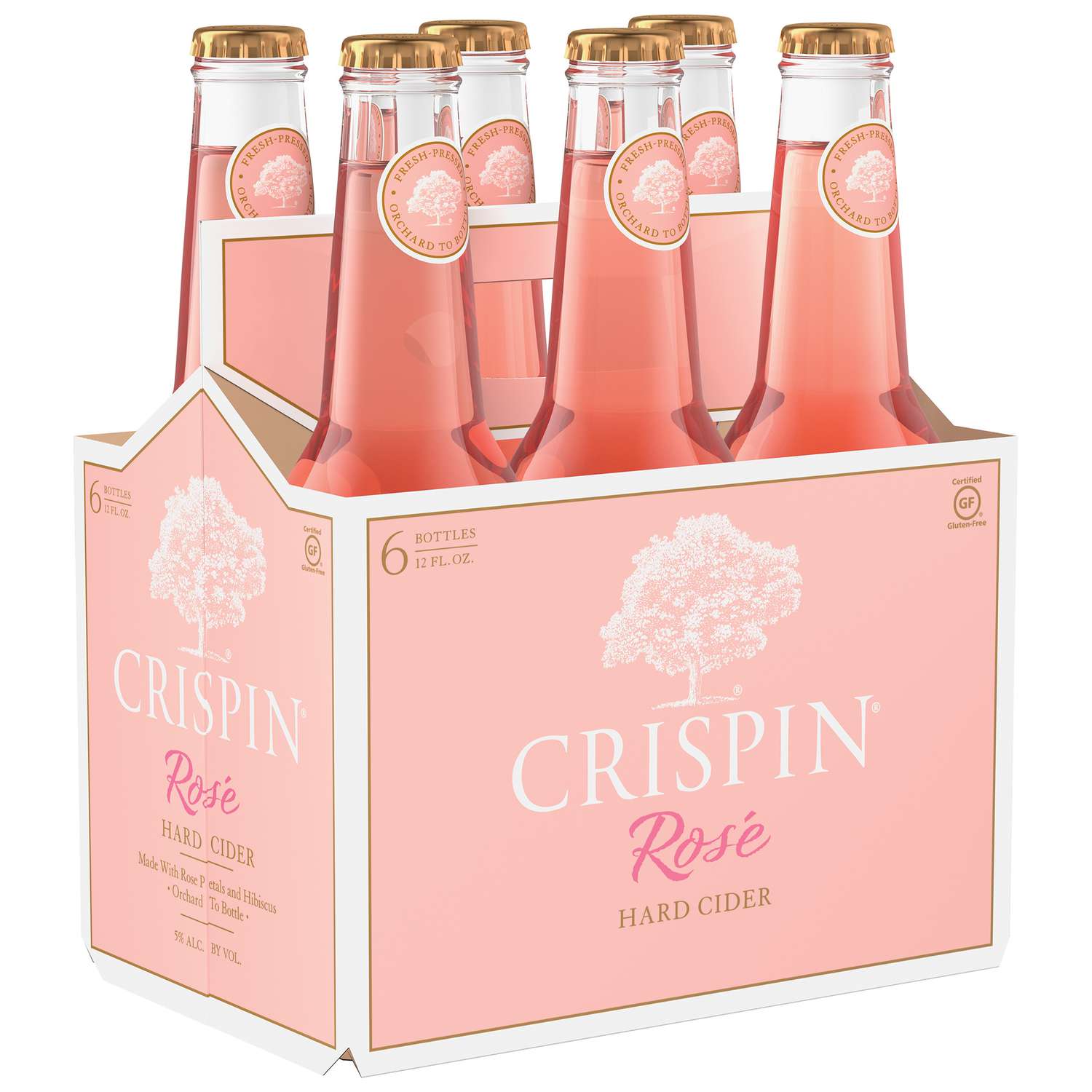 six pack of pink bottles