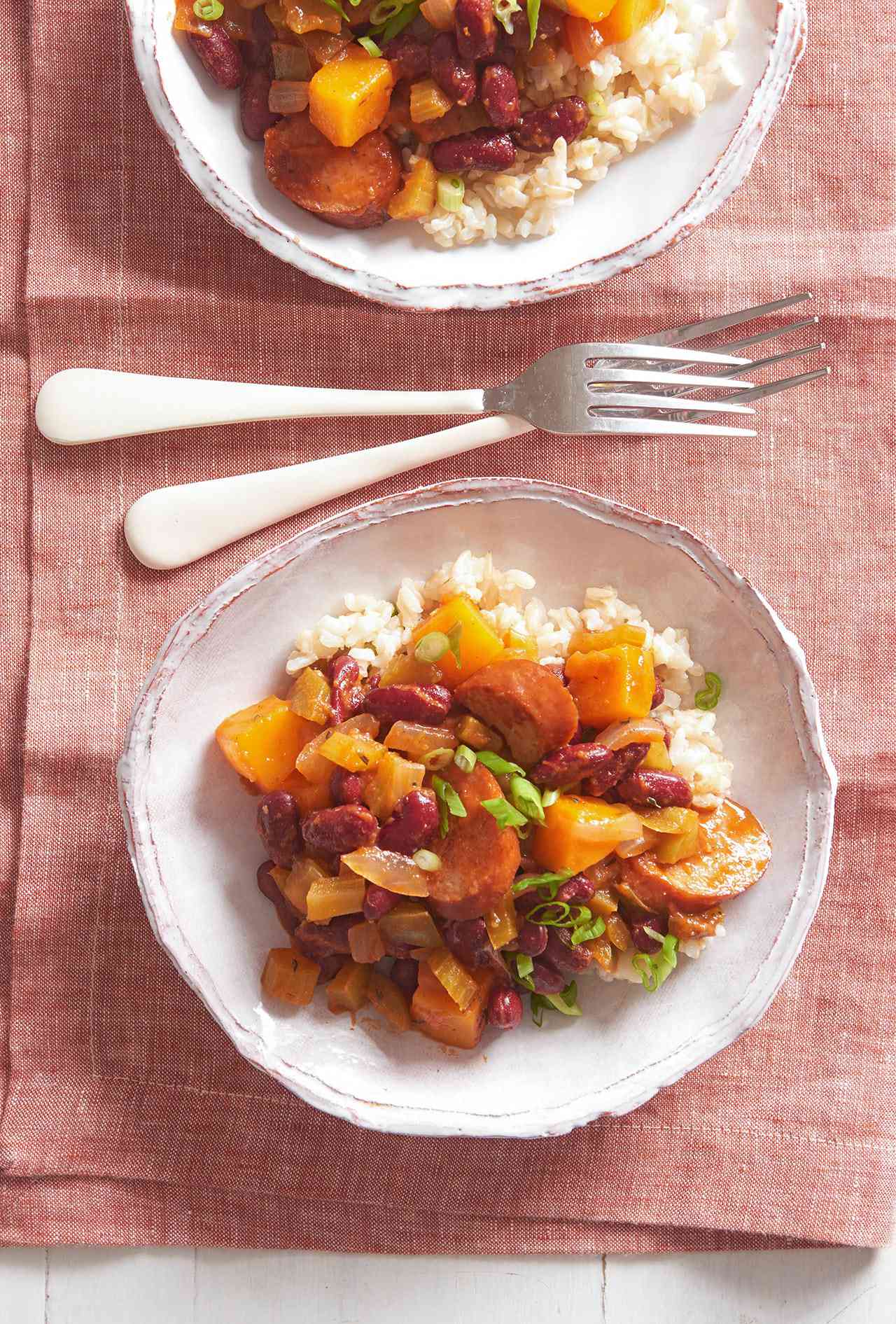 Red Beans and Rice with Squash