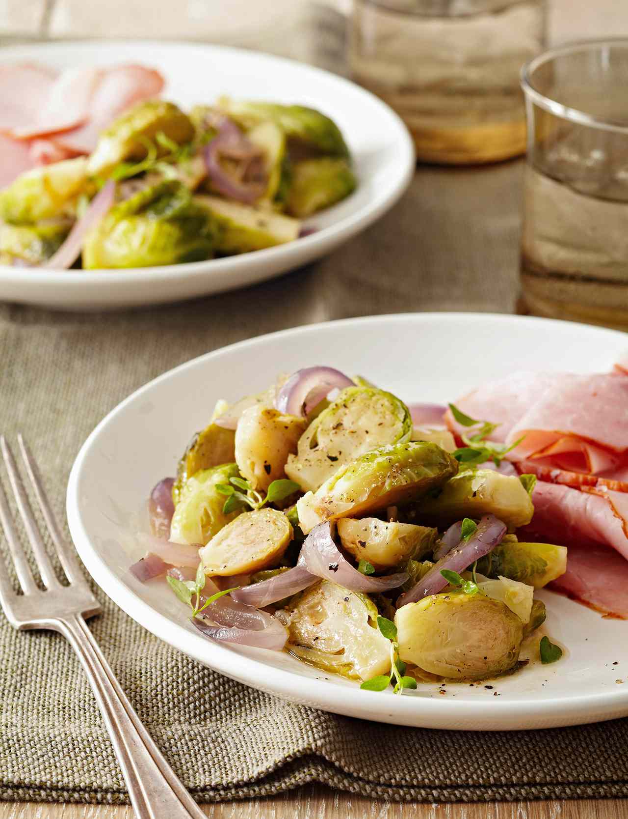 Cider-Maple Brussels Sprouts
