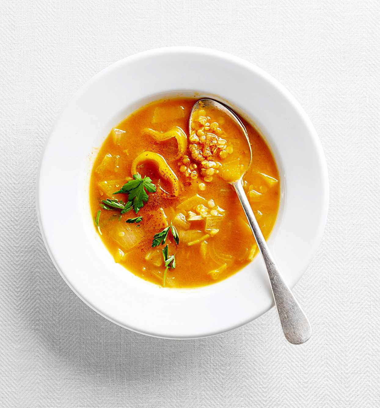 30-Minute Dinner: Pumpkin Soup with Lentils