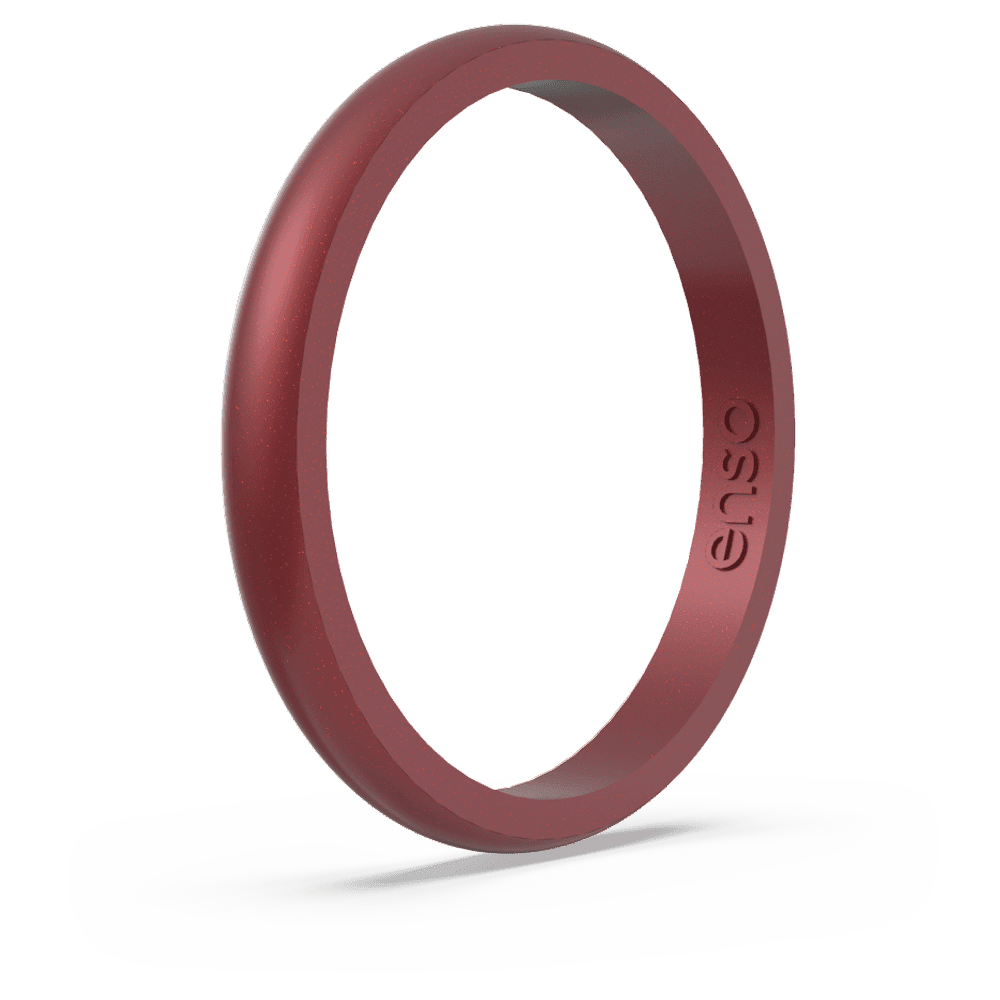 garnet silicone ring