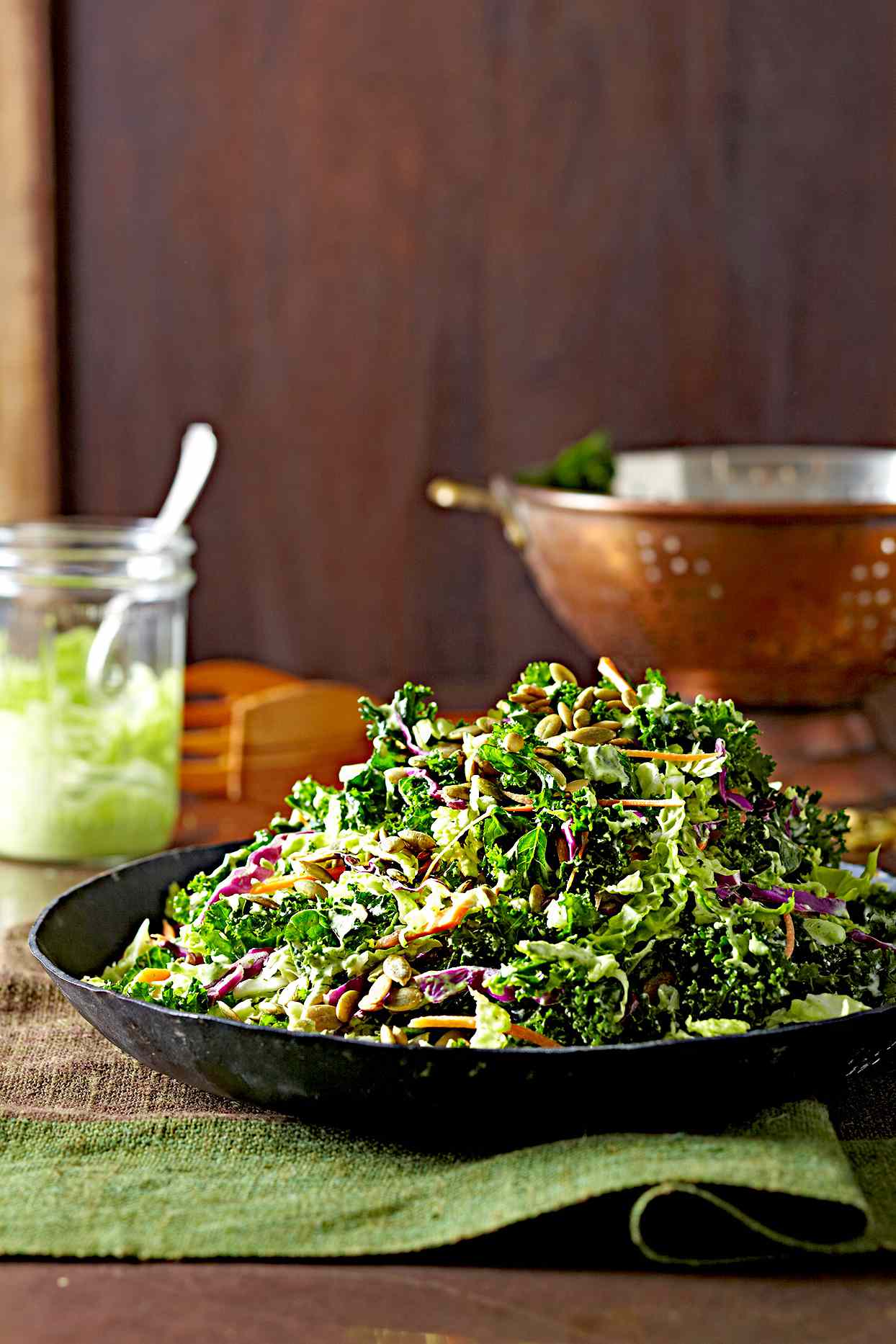 Winter Slaw with Kale and Cabbage