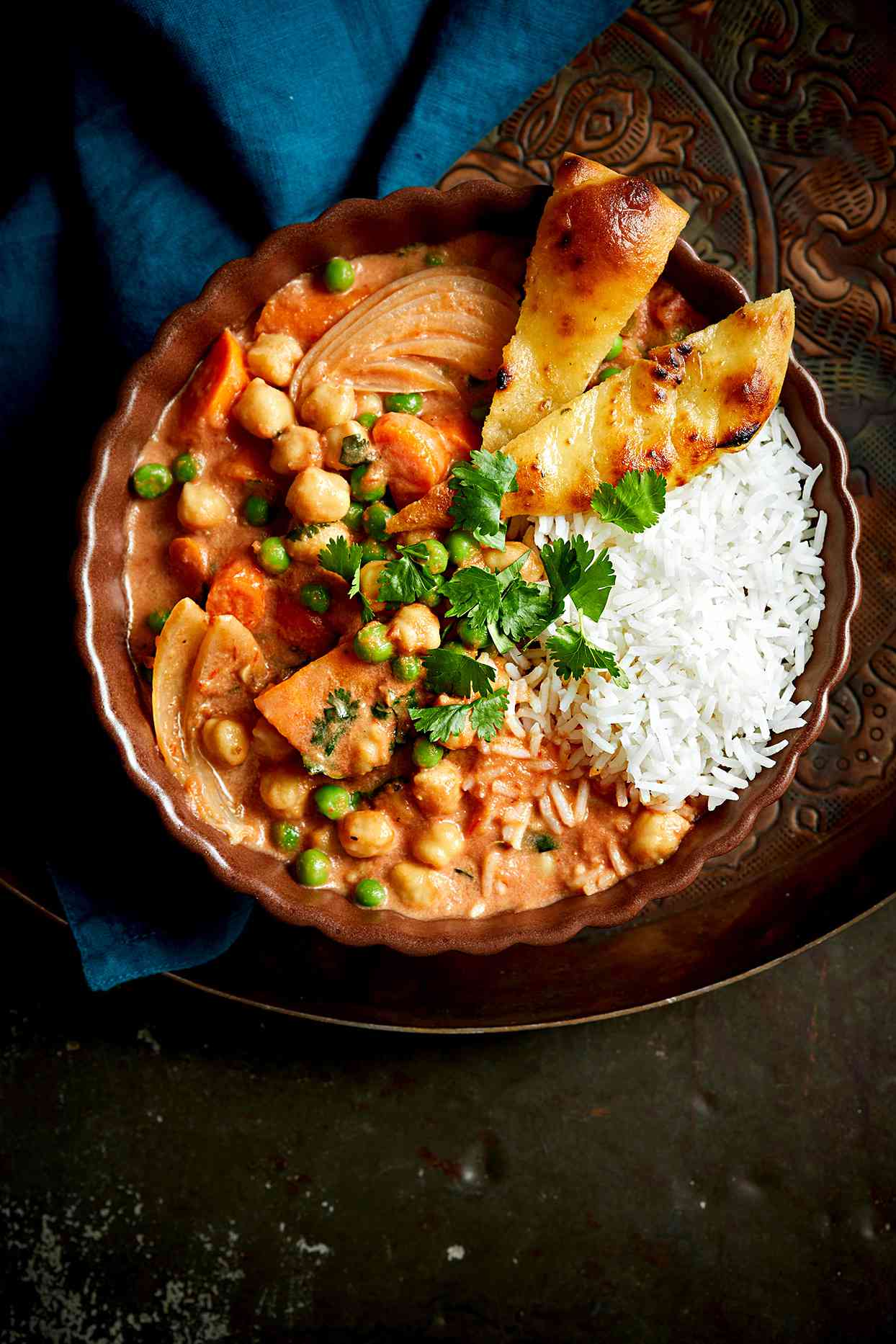 Indian Chickpea and Vegetable Curry