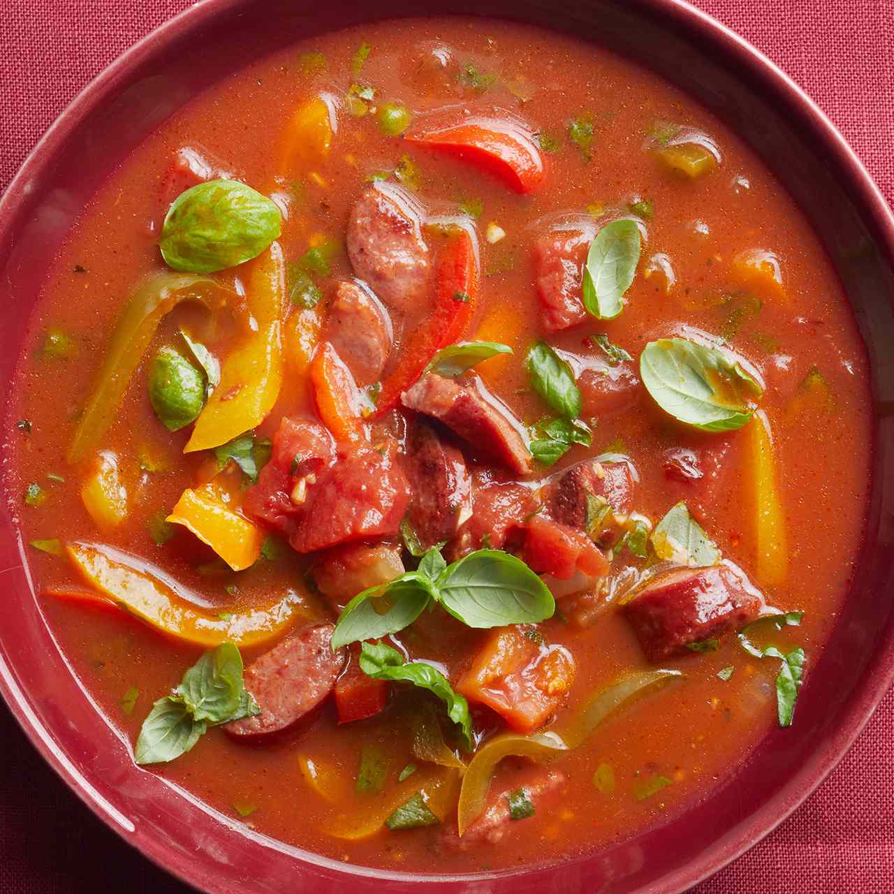 Sausage and Peppers Soup 