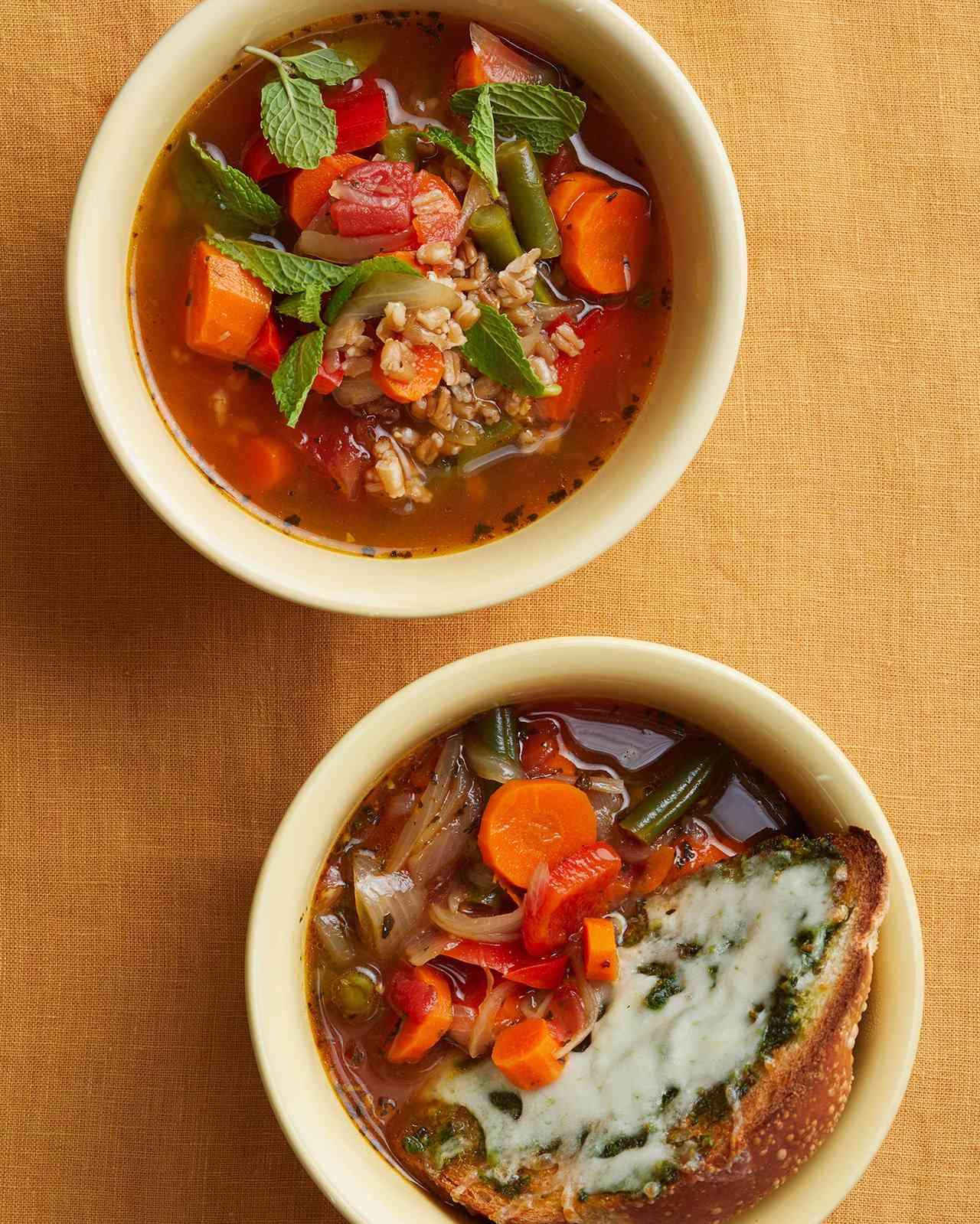 Caramelized Onion-Vegetable Base Soup
