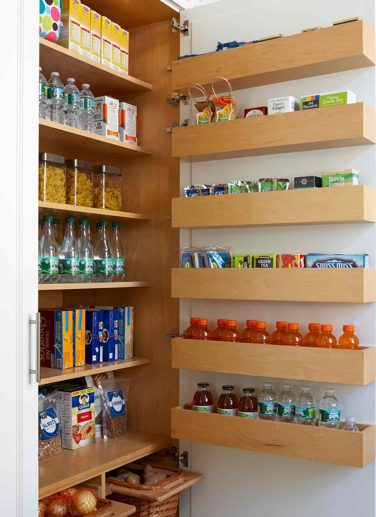 custom built kitchen pantry food storage