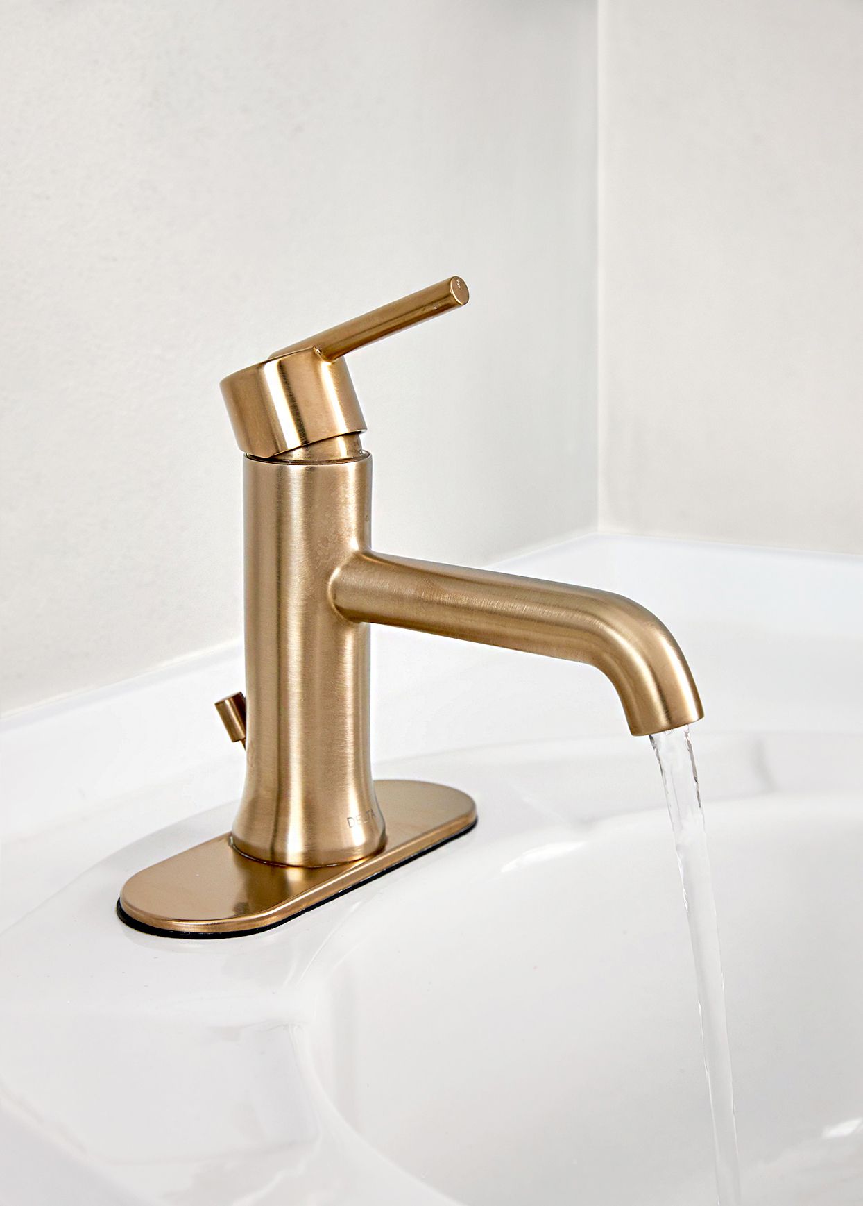 Sink with copper tap