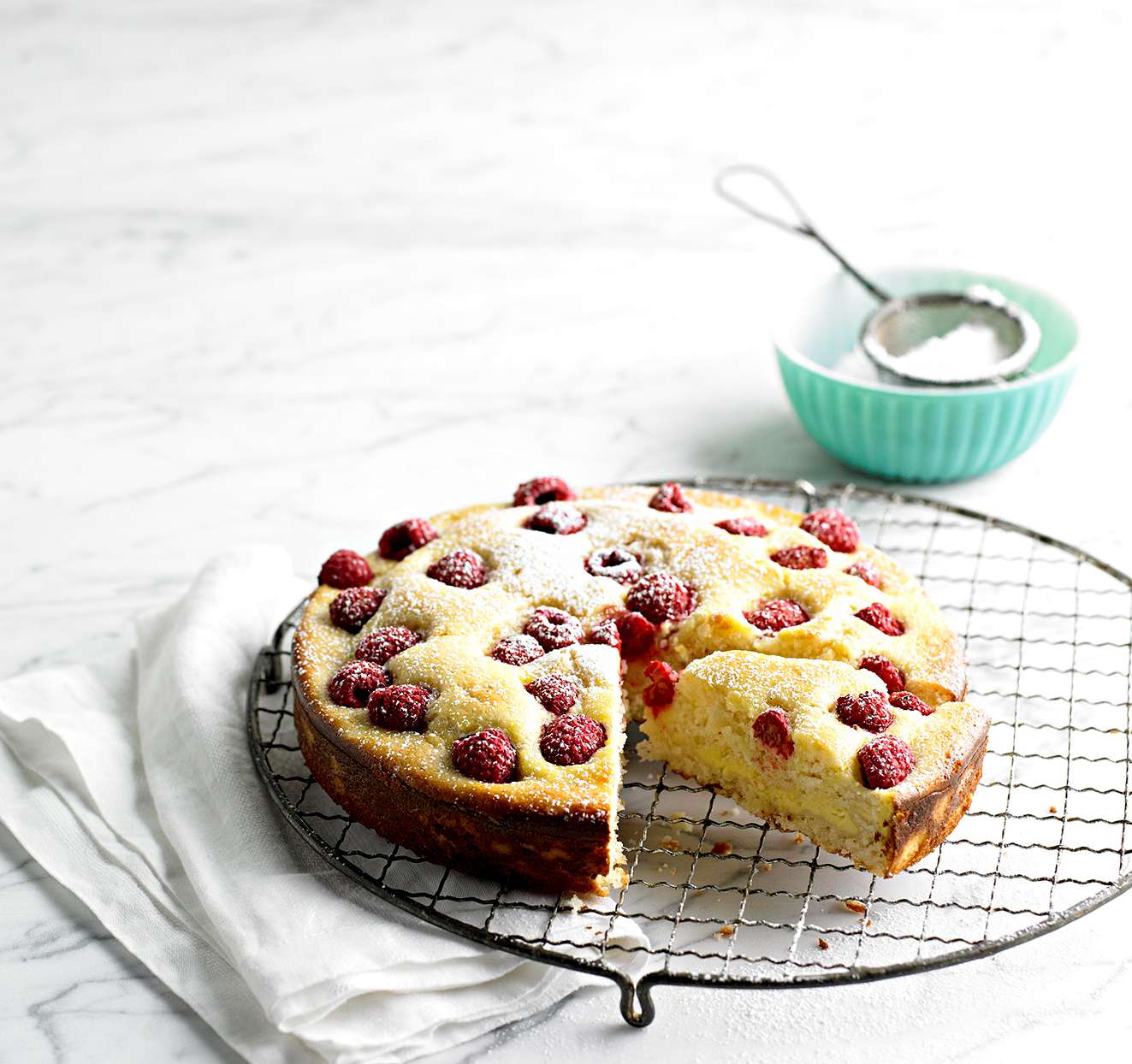 Lemon-Raspberry Coffee Cake