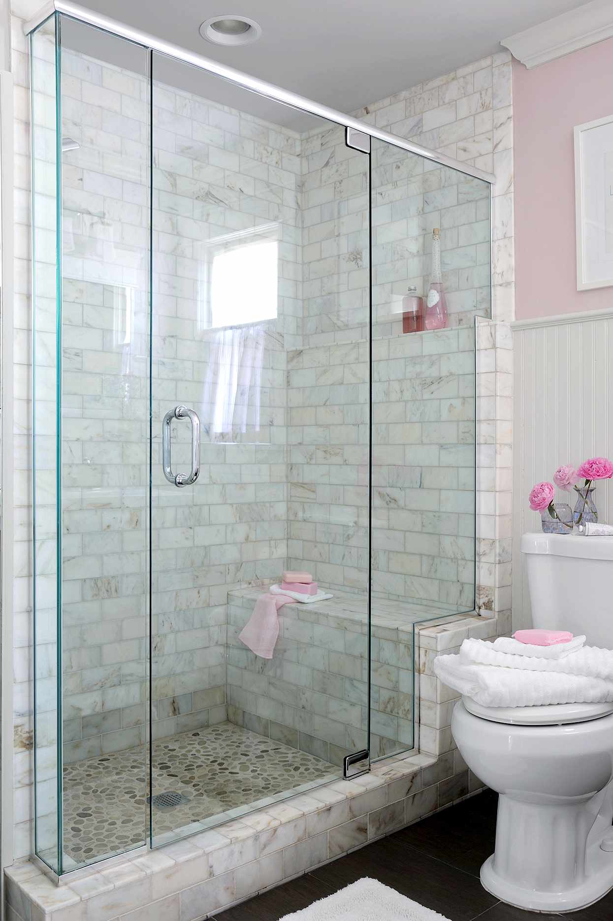 20 Stunning Walk In Shower Ideas For Small Bathrooms Better Homes Gardens