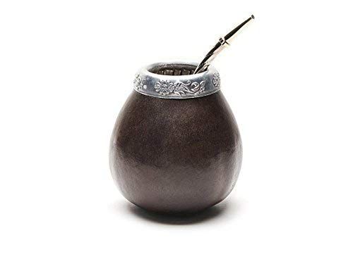 yerba mate cup with bombilla straw