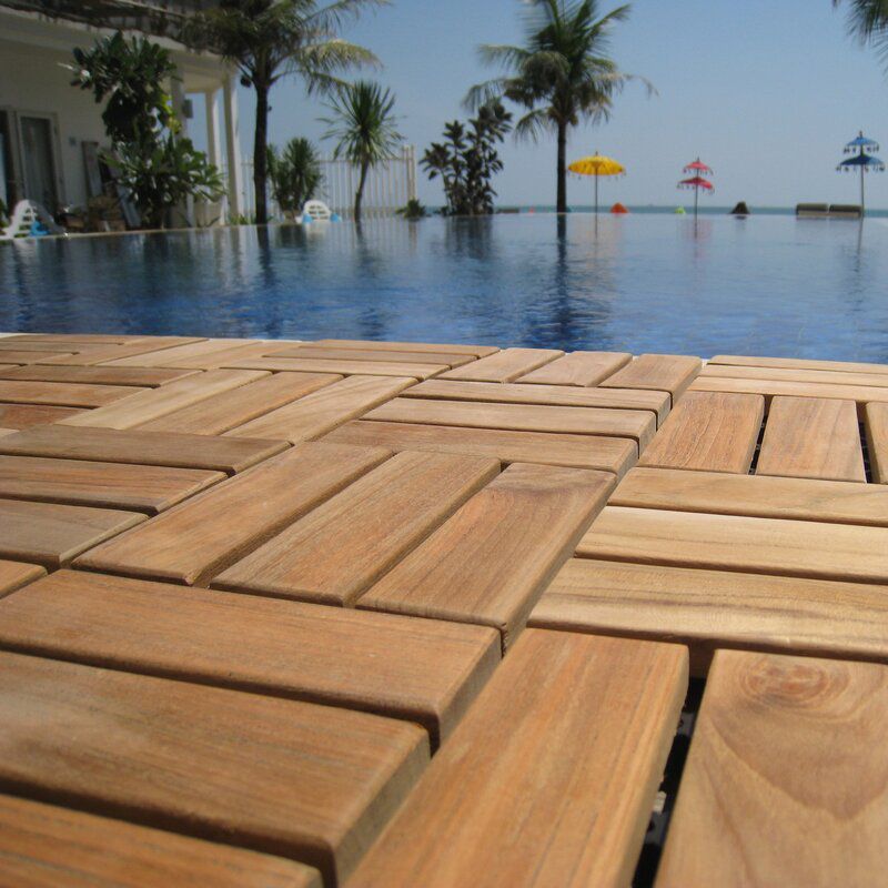 brown deck tile