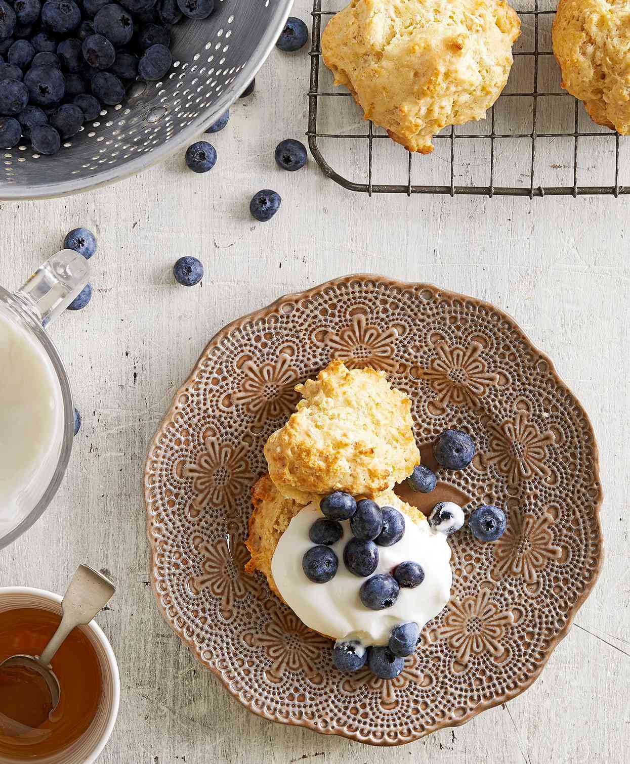 Blueberry-Lemon Shortcakes 