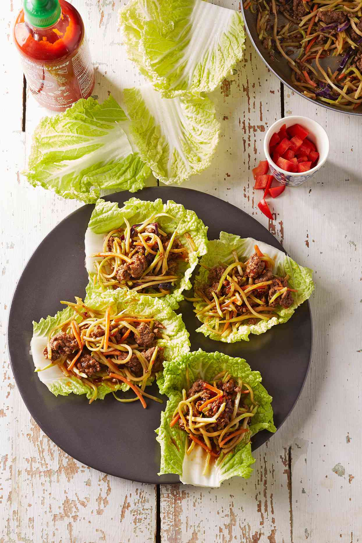 Korean Beef Cabbage Wraps