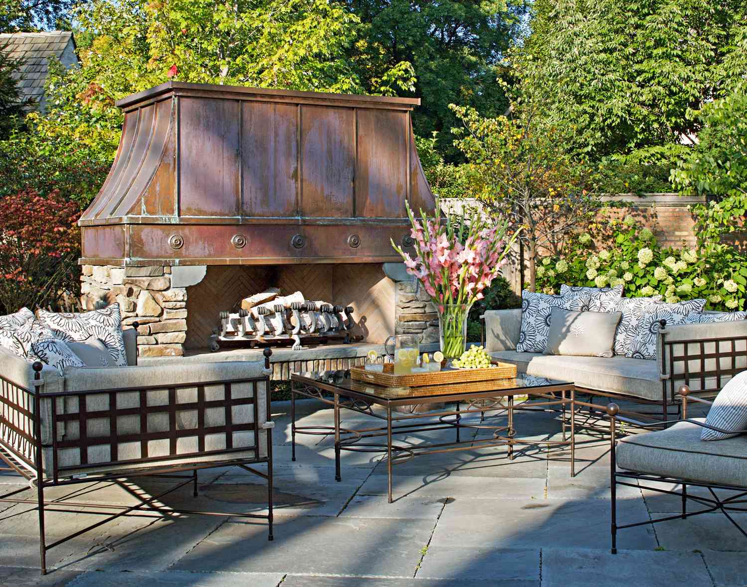 23 Cozy Outdoor Fireplace Ideas For The Most Inviting Backyard Better Homes Gardens