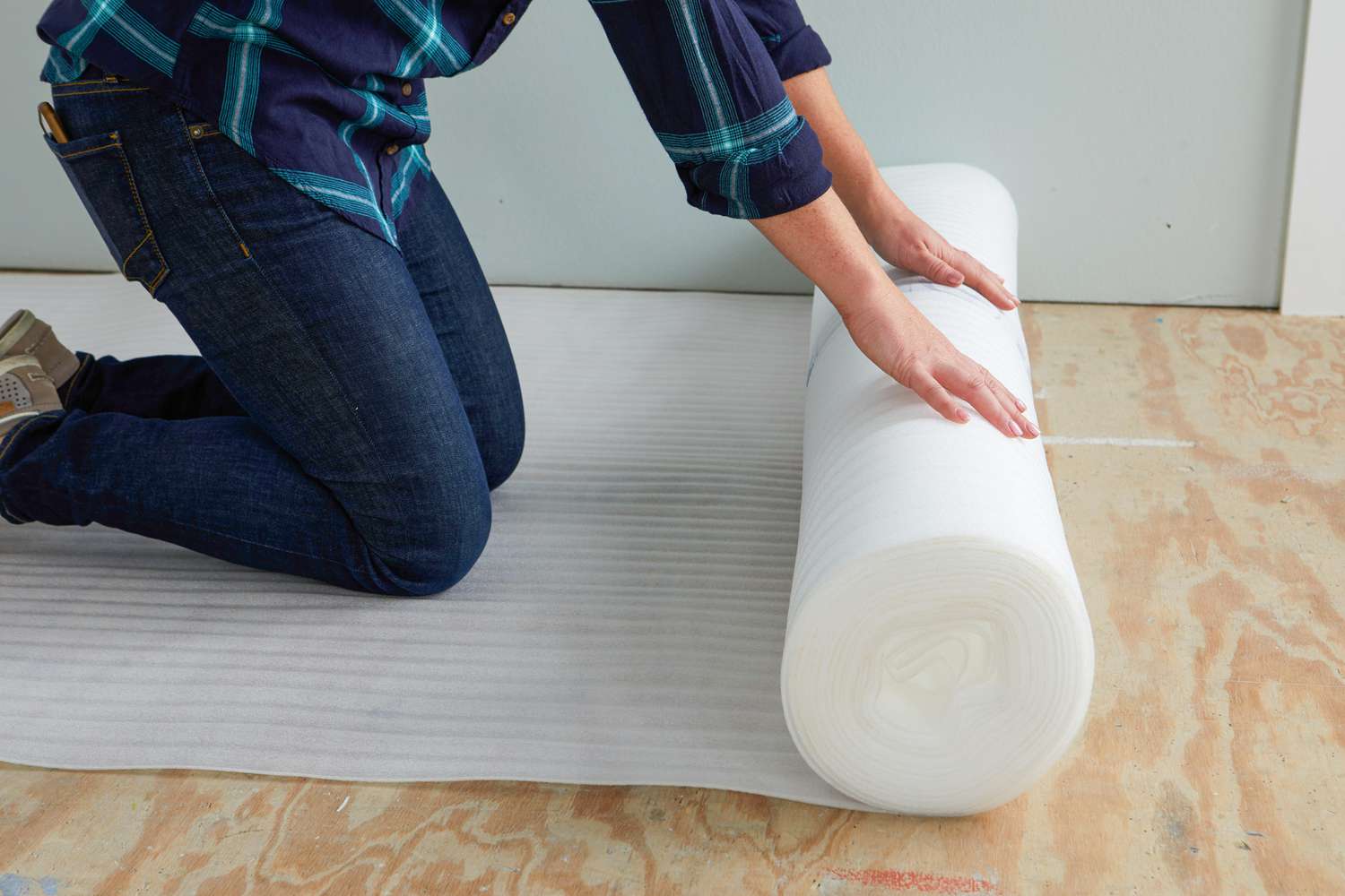 rolling plastic foam flooring