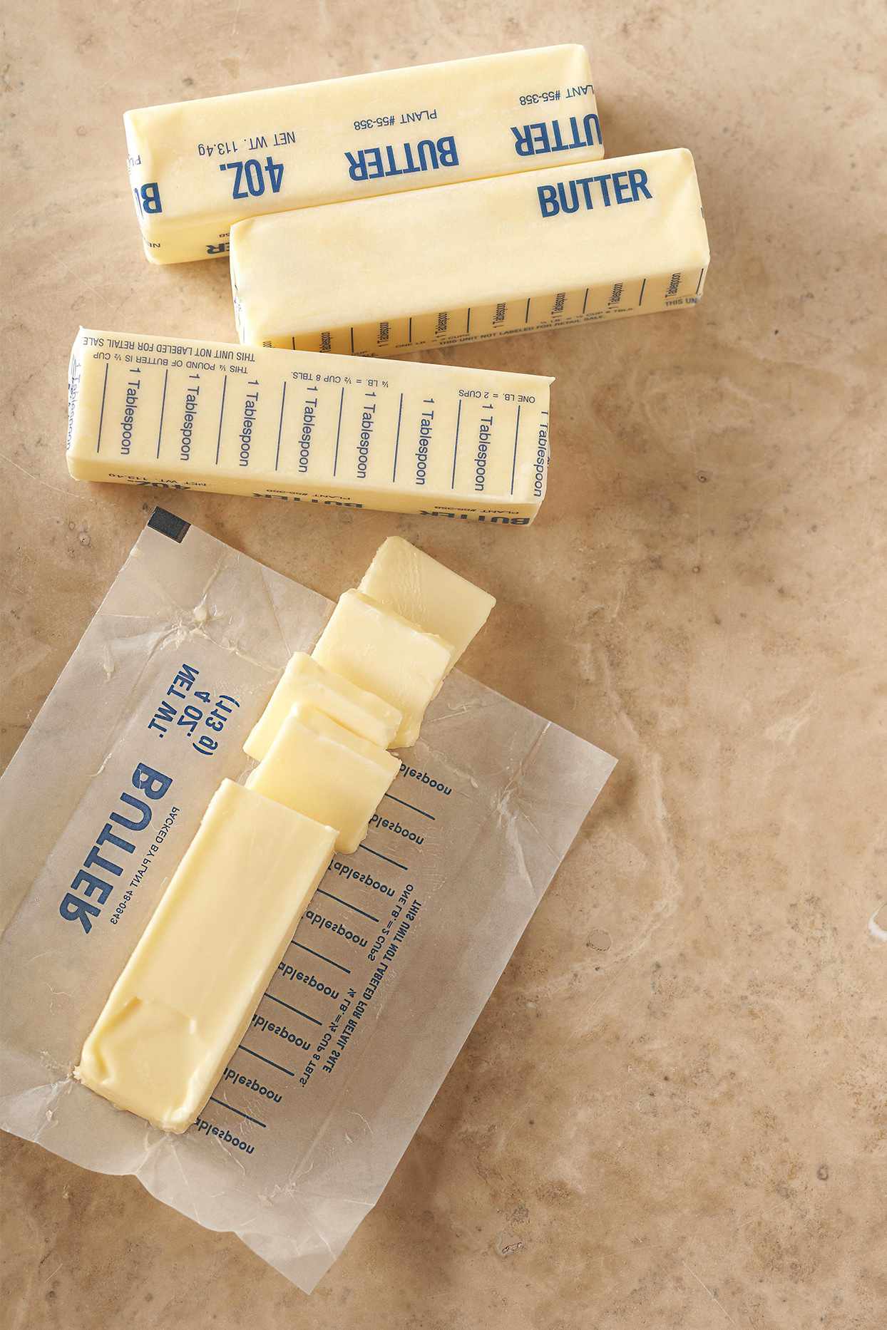 The butter in grams is equal to the cups multiplied by 226.7968. 