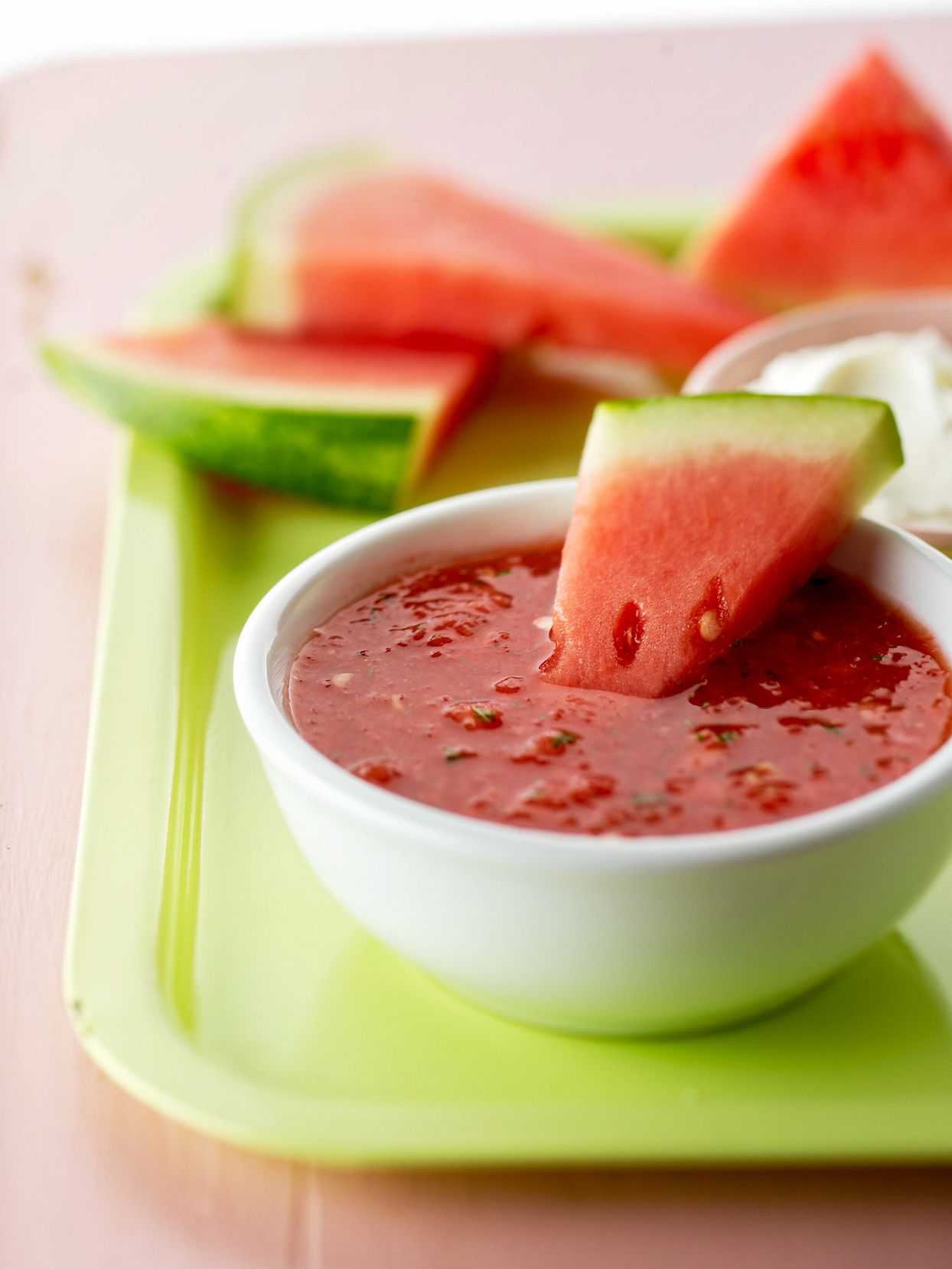 Watermelon Soup with Fresh Mint