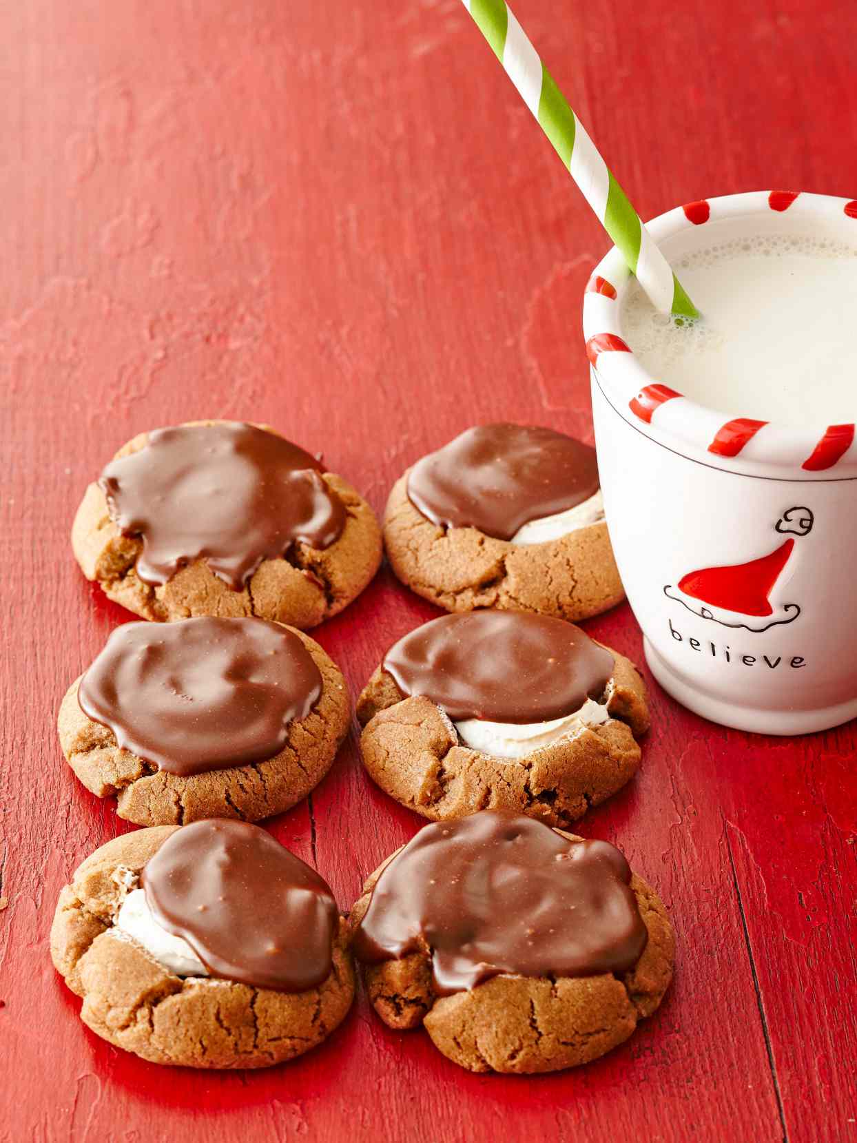 Chocolate-Marshmallow Cookies