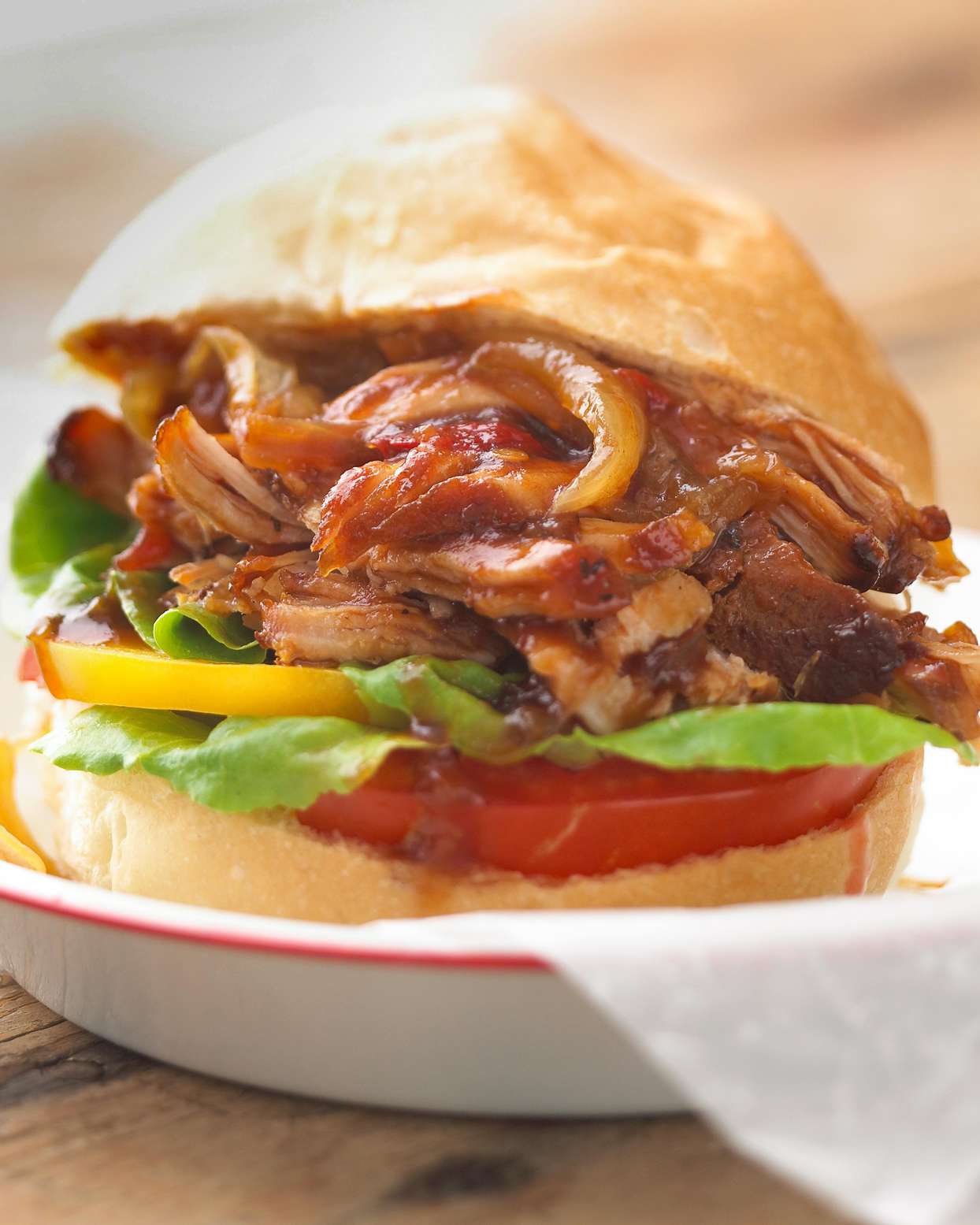 Pulled Pork Sandwiches with Root Beer Barbecue Sauce
