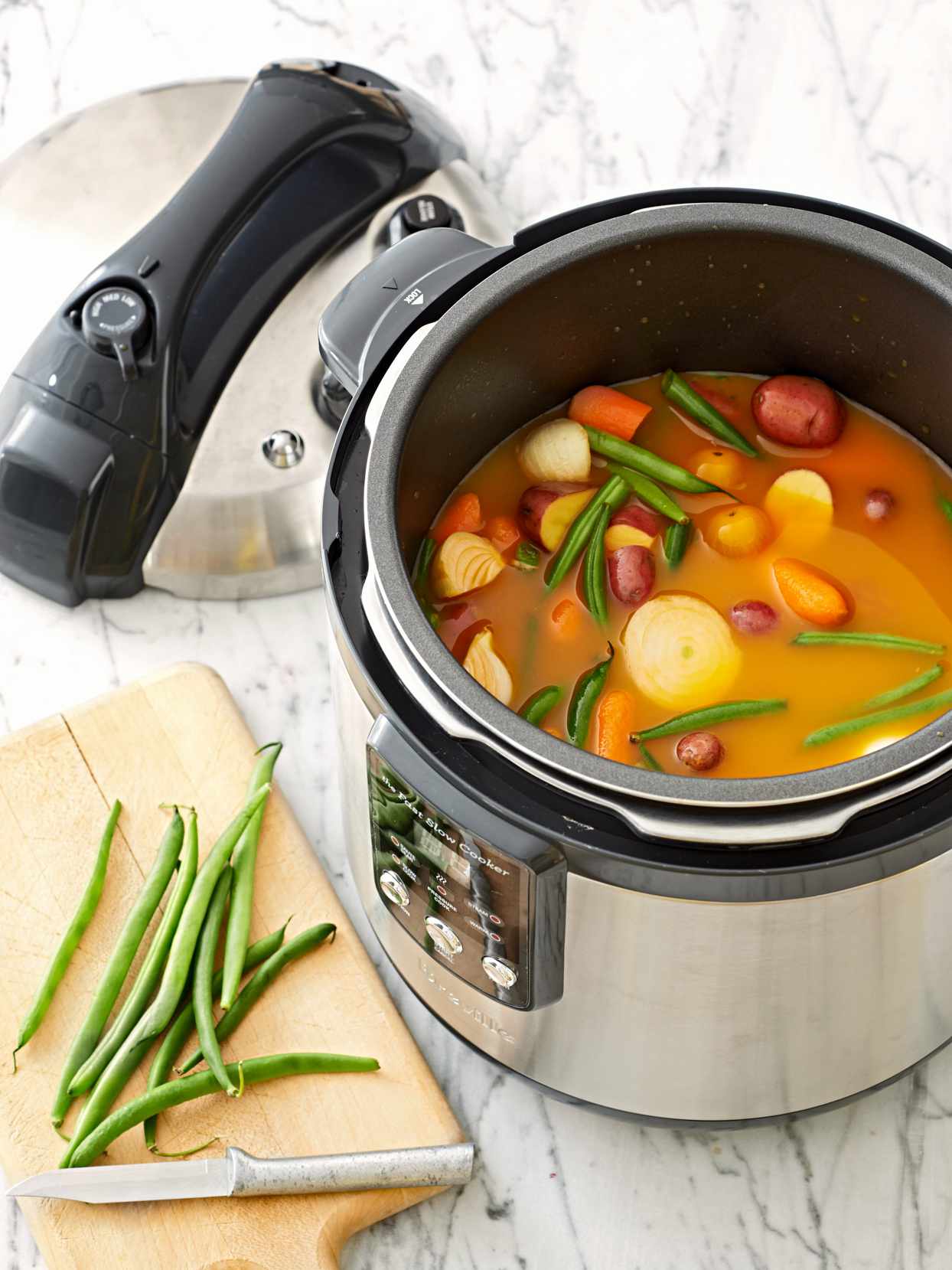 Pressure Cooker Spring Vegetable Soup