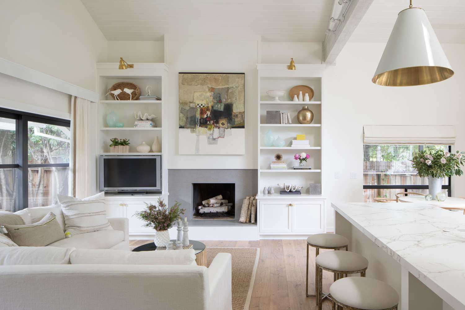 20 Tasteful Ideas for an Open Concept Living Room   Better Homes ...
