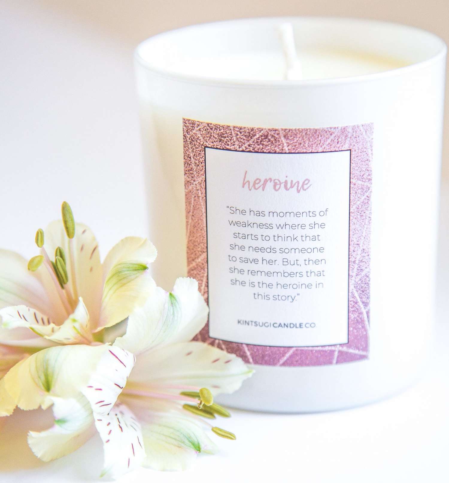 Heroine scented candle