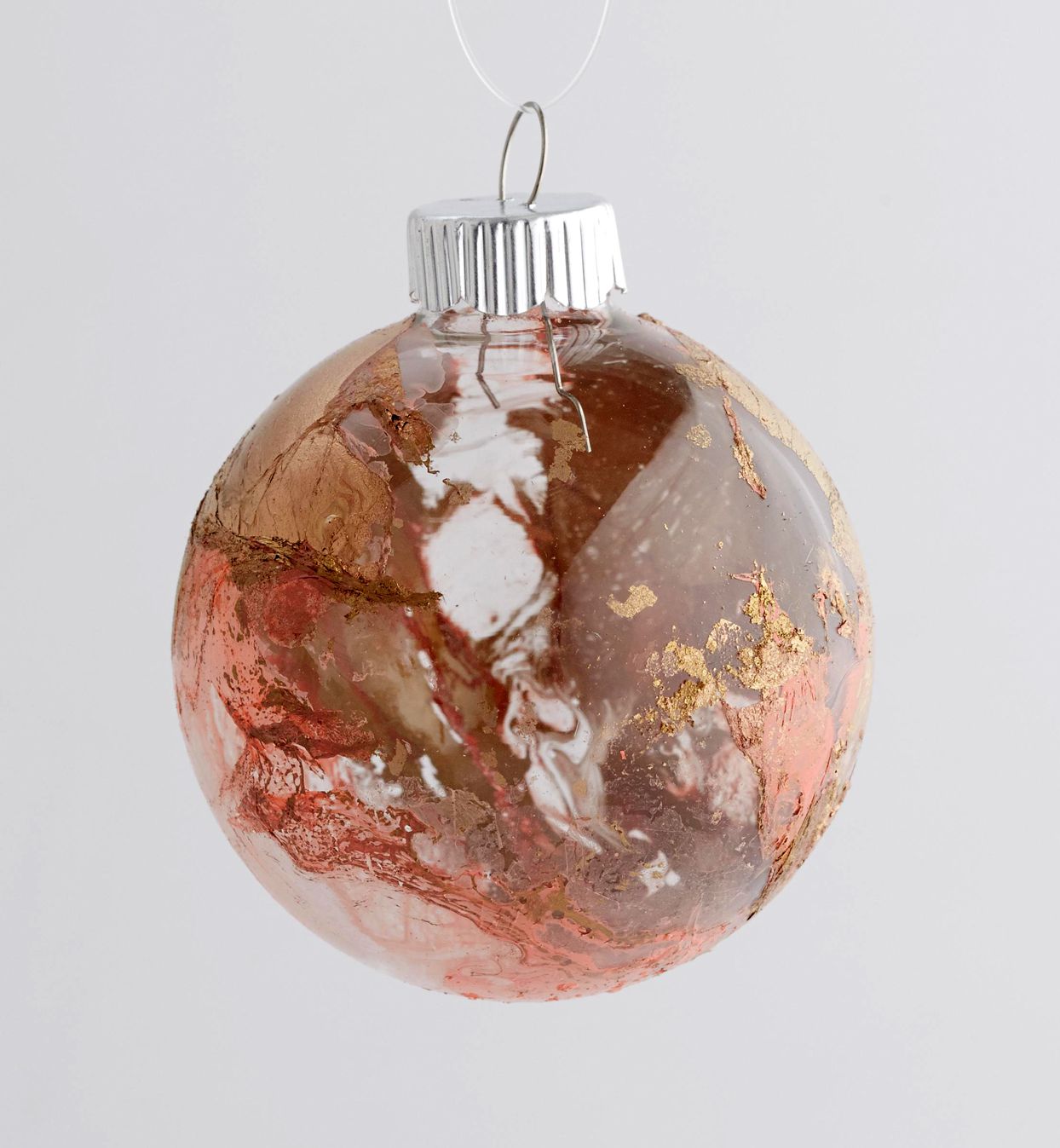 Marble-Painted Ornament