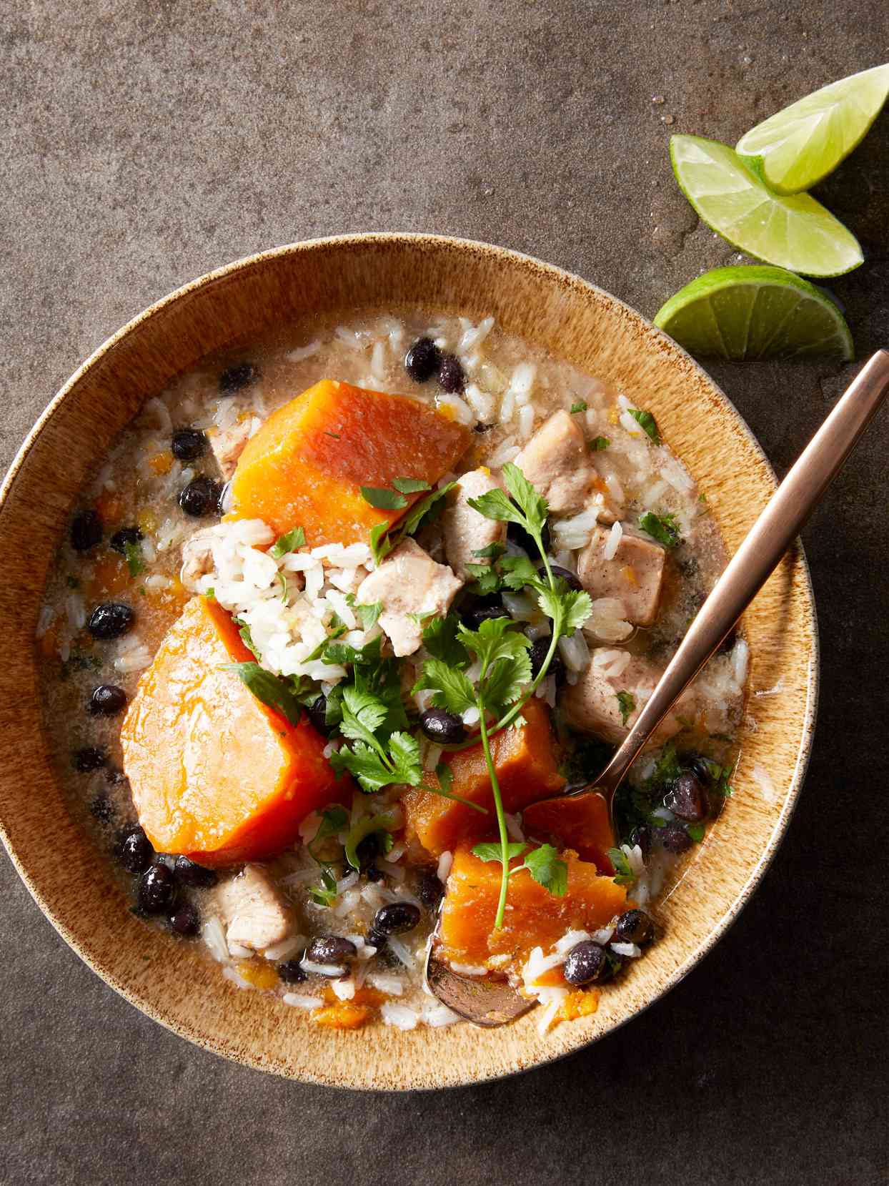 Caribbean-Inspired Turkey and Sweet Potato Soup 